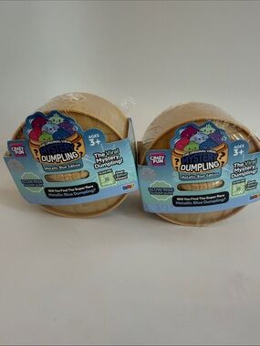 RMS HTF SEALED SLOW RISE SUGAR Mystery Dumpling Metallic Blue Edition Set of 2